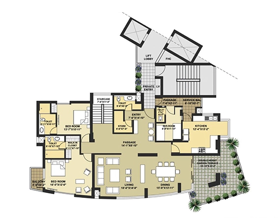 trump tower layout